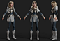 漂亮的女骑士Lux_Face中世纪女战士3d次世代游戏模型下载-美酷网