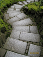 natural garden steps