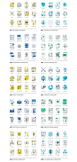 一套好用的时尚的图标插画打包下载[SVG] #UI# #图标#