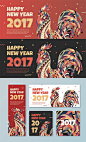 Red Banner with a Rooster for Chinese New Year 2017 - Banners & Ads Web Elements Download here: https://graphicriver.net/item/red-banner-with-a-rooster-for-chinese-new-year-2017/19339730?ref=alena994