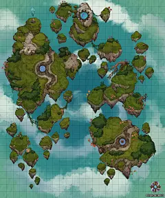Sky Islands, Public 25x30 | Patreon 上的 Dr. Mapzo : 来自 Dr. Mapzo 的官方帖子