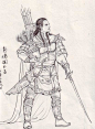 西游记人物线稿