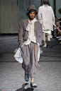 2017春夏巴黎男装周：山本耀司 (Yohji Yamamoto) 男装秀