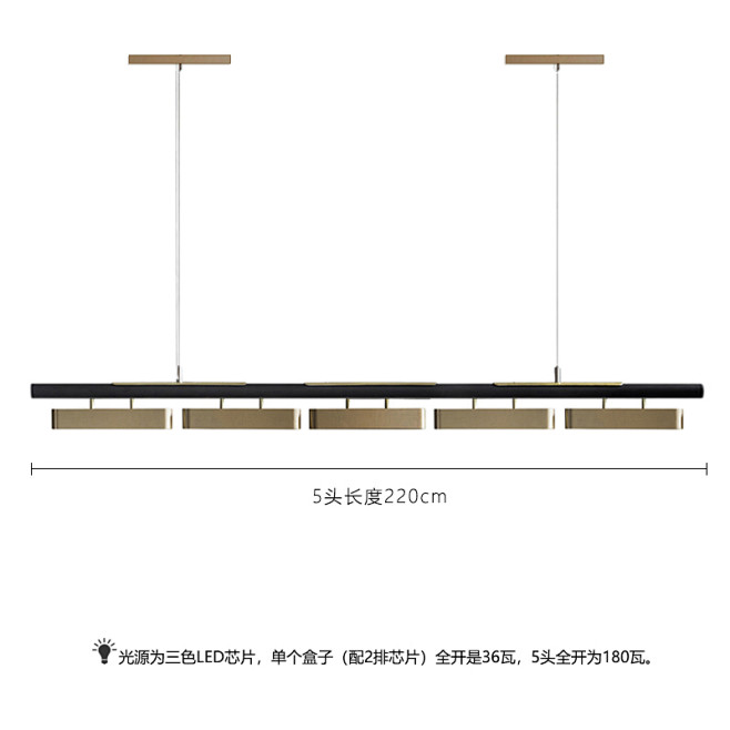 全铜后现代吊灯样板房会所酒店客厅卧室背景...