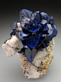 Azurite
Azurite is helpful in relieving worries, phobias, and nagging negative thoughts, it also helps one to recognize the areas in life needing attention. Natives use Azurite as a sacred stone for communication with Spirit Guides.  The Mayans have used 