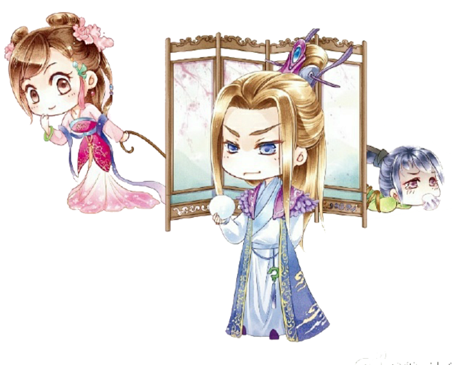 Q版人物 男女 古风 免抠