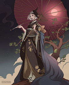蜉蝣u采集到古风插画