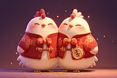 新春鸡年素材设计素材