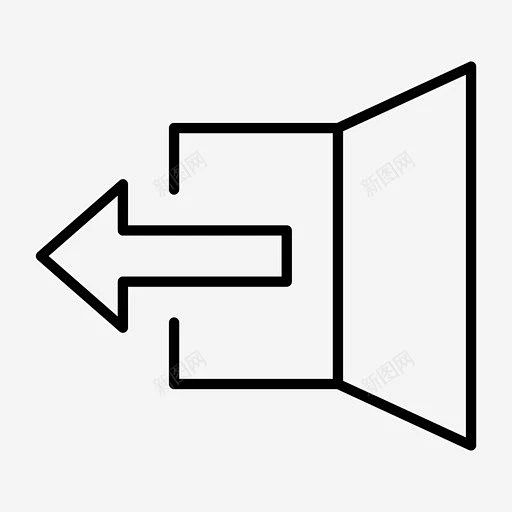 退出箭头方向图标 页面网页 平面电商 创意素材-花瓣网