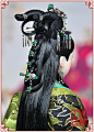 1/6娃娃古装发型152——虞姬；模特：obitsu-淘宝网