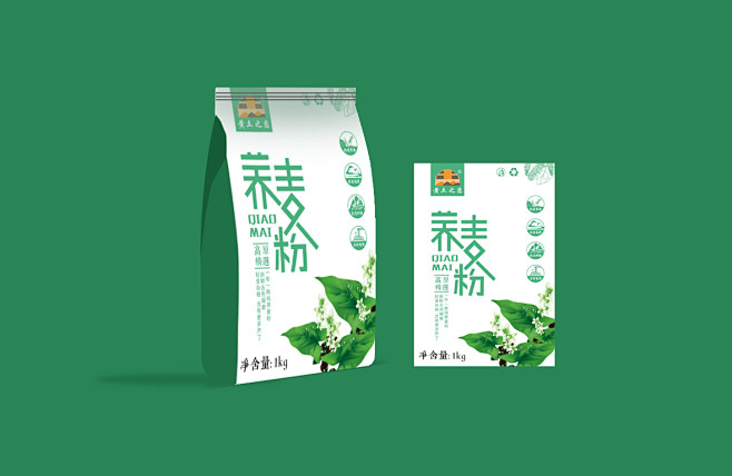 荞麦包装视觉形象延展