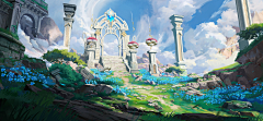 cg艺术素材库采集到【微元素】场景原画