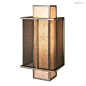 CS2125 : 
Description
Contemporary square cover sconce featuring a sleek inner lens with mica lens, with a fine mesh outer lens that adds airy volume. Available in a variety of lens options and 20+ finish options. American handcrafted to order. Can be cus