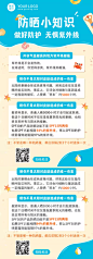 夏季专题防嗮小知识可延长海报