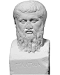 柏拉图石膏像 男人头像 - 雕塑模型 蛮蜗网