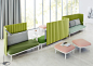 Ophelis Sum: A Modular Seating System Based Around Three Elements : Ophelis sum is a modular seating concept with three core elements that can be combined in various ways enabling a variety of seating islands in a room.