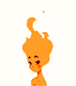 miyuli: “ Little fire lady animation. ”