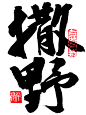 撒野