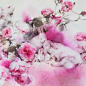 Some part of "As long as I love you". Watercolor on paper by Phatcharaphan. Size 70x160 cm.  #watercolor #paint #painting #art #artist #sweet #love #bunny #rose