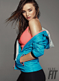 Miranda Kerr Works Out in Style for Sure Fit Feature