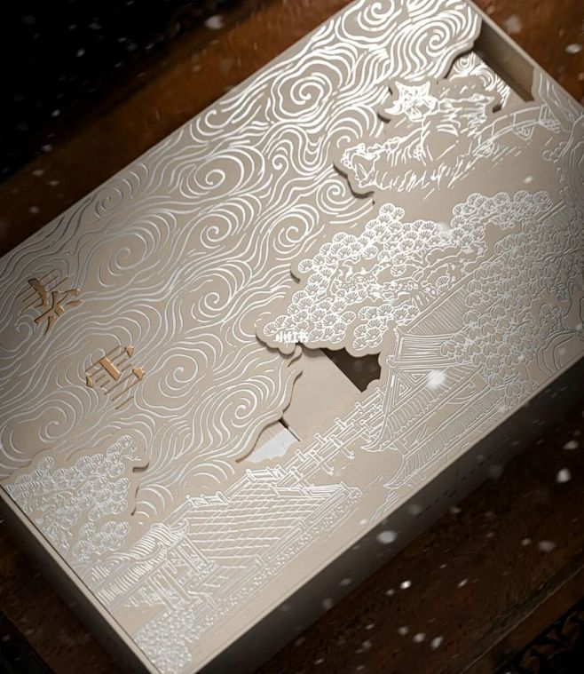 唯美国风茶包装设计，傲骨素雪系列白茶 : 垂直创意 x 春山凌烟 素雪系列白茶 - 表里昭彻， 如玉之在璞， 它无与伦也 时间的醍酮， 岁月的 ...