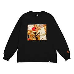 赢家 X BURNIN 联名 ”赢燃“ 浮世绘长袖T恤-淘宝网