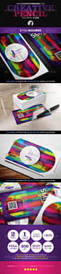 Print Templates - Creative Pencil - Business Card | GraphicRiver
