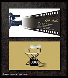 文印摄影行业名片PSD模板