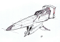 Spaceship Sketches 01, chromatinker . : Some spaceship designs from my sketchbook.