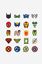 卡通面具图标 https://88ICON.com 超人 野兽 闪电 图标