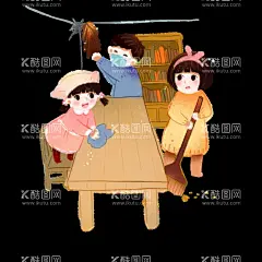 新年卡通画  - 源文件下载【酷图网】新年喜庆素材,古风素材,春节素材,恭贺新禧,节日素材,手绘卡通,人物手绘,人物插画,新年素材,手绘,新年元素,传统习俗,民俗,乡村民俗,传统民俗,贴福字,贴对联,新年送福,团圆饭贴春联,放鞭炮,穿新衣,卡通人物,恭喜发财,过新年,传统节气,小年,年夜饭,新年卡通人物,