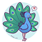 945 vind-ik-leuks, 18 reacties - Naomi Lord (@naomi_lord) op Instagram: 'Doodled a little Peacock :3 such sassy looking fellas ✨ Still feeling a little rough with a cold…'