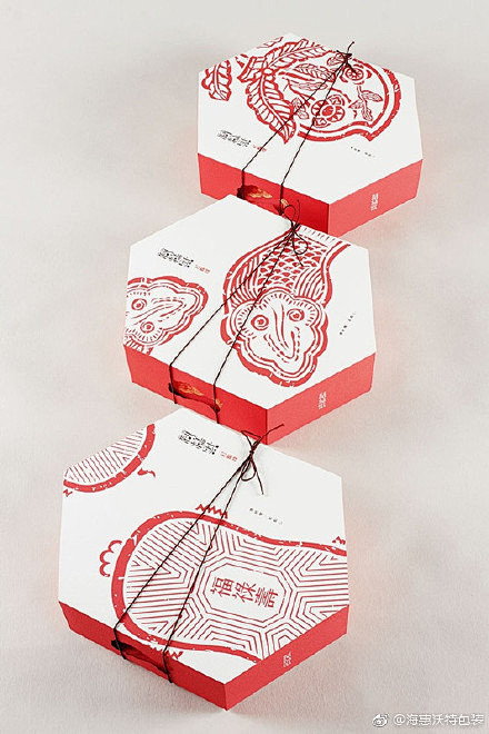 #设计分享# 中式糕点包装设计，创造传统...