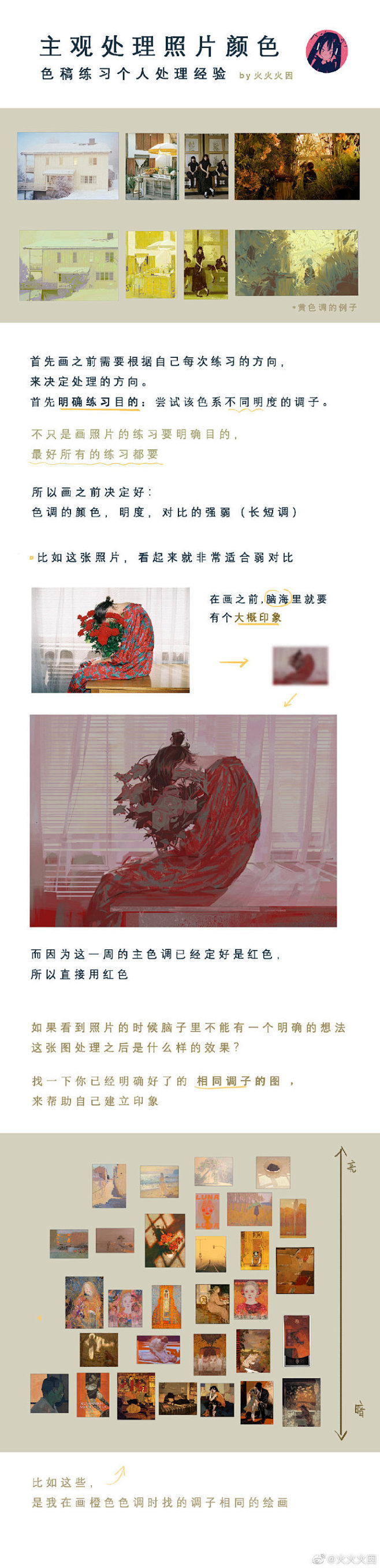 一些色稿的照片处理经验/\