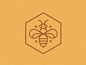 蜜蜂及蜂蜜LOGO设计参考(每天学点16.05.4）