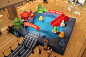 Chengdu city inflatable run running runway SML Sticky Monster Lab