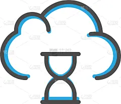 图标,云计算,线条,传媒,商务,计算机,云,药丸,沟通,设计