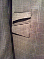 Hussein Chalayan mens jacket detail . 2009 design museum exhibition: 