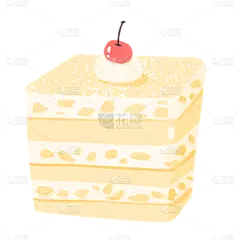 手绘-生日装饰元素3-蛋糕