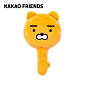 kakao friends创意可爱卡通毛绒手柄镜子 亚克力不易碎镜面-tmall.hk天猫国际