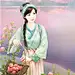 中国风 古典风格 游戏手绘 插画 手绘 优雅 唯美 小清新 花样美男美女