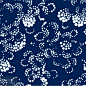 39款中式瓷器装饰纹样 蓝色缠枝纹图案底纹背景边框 矢量设计素材 (33)