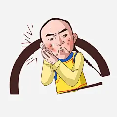 卡通搞怪清朝人物免抠素材 页面网页 平面电商 创意素材 png素材