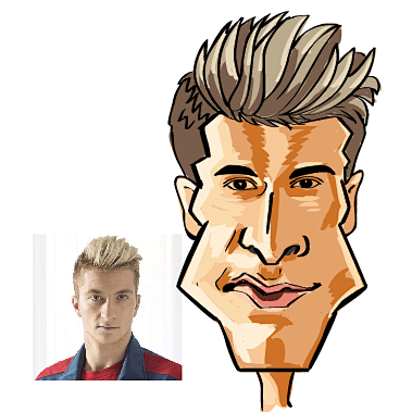 夸张人物简笔画05