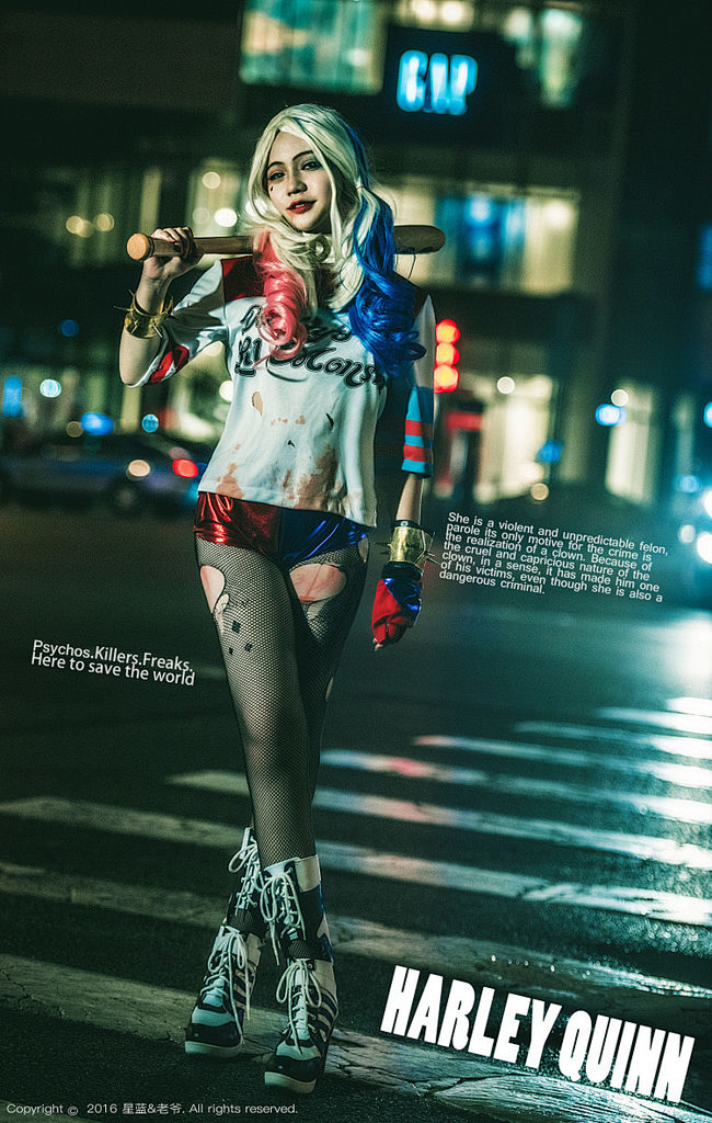 自杀小队 哈利·奎恩 cosplay |...