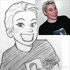 插画师Robert DeJesus：将真人绘制成Q版漫画肖像 : Robert DeJesus 是插画家、漫画家、动画师。他为粉丝们绘制个人专属的卡通版大头照，在 Instagram 上造成轰动！ Robert 完成的作品又萌又特别具有个人特色，有没有想学习类似画风的小伙伴呢？ 图片来源于网络，侵…