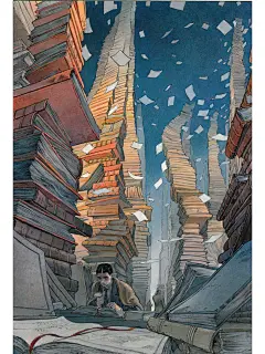 他被称为纸上建筑师、朦胧世界的造物主
：冯索瓦·史其顿（François Schuiten）

冯索瓦·史其顿出生于1956年的4月26日的布鲁塞尔。他生于建筑之家，父亲和母亲都是建筑师。他的父亲罗伯特在建筑和绘画上都非常有天赋，毕业于布鲁塞尔皇家艺术学院建筑专业的他获得过多尊比利时建筑界大奖，但这位在建筑事业上奋斗了半辈子的建筑师，在60岁的时候却突然放弃了建筑事业，转而把所有的精力都投入到了绘画上。

罗伯特对儿子冯索瓦的影响无疑是巨大的。冯索瓦·史奇顿一共是兄妹七人——在五个兄弟和两个姐妹中，冯索瓦