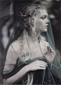 sasha pivovarova by paolo roversi vogue india