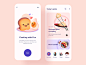 Recipe Sharing App UI onboarding service learning app ui  ux restauran