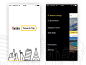 Yandex.Travel（装载和菜单屏幕）